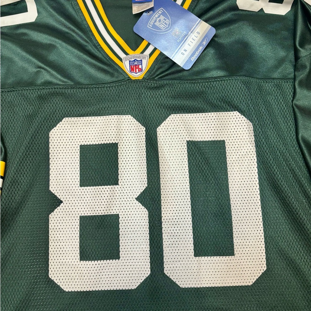 Authentic NFL Vintage Green Bay Packers Jersey #80 Donald Driver! NWT! - Picture 4 of 11